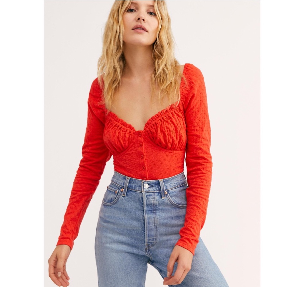 NWT Free People Long Sleeve Top